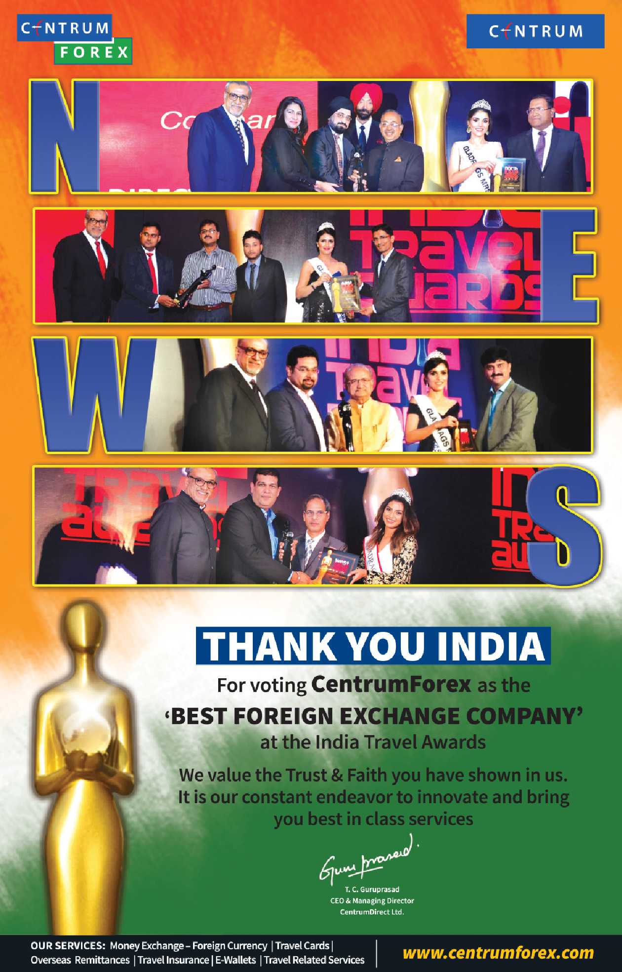 Centrum Forex Thank You India For Voting Centrum Forex As The Best - 