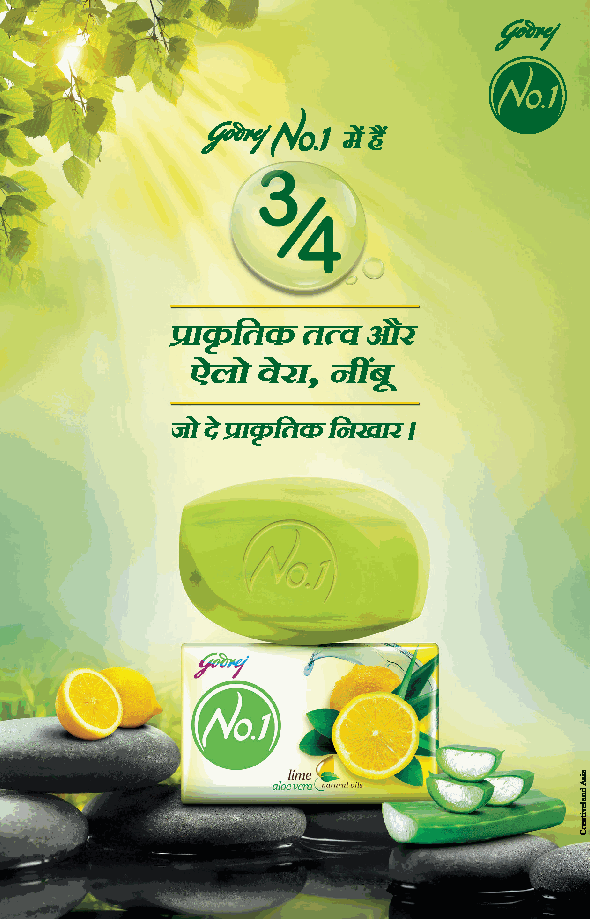 Godrej No1 Soap Praakrutik Tatva Aur Aloevera Neembu Ad Advert