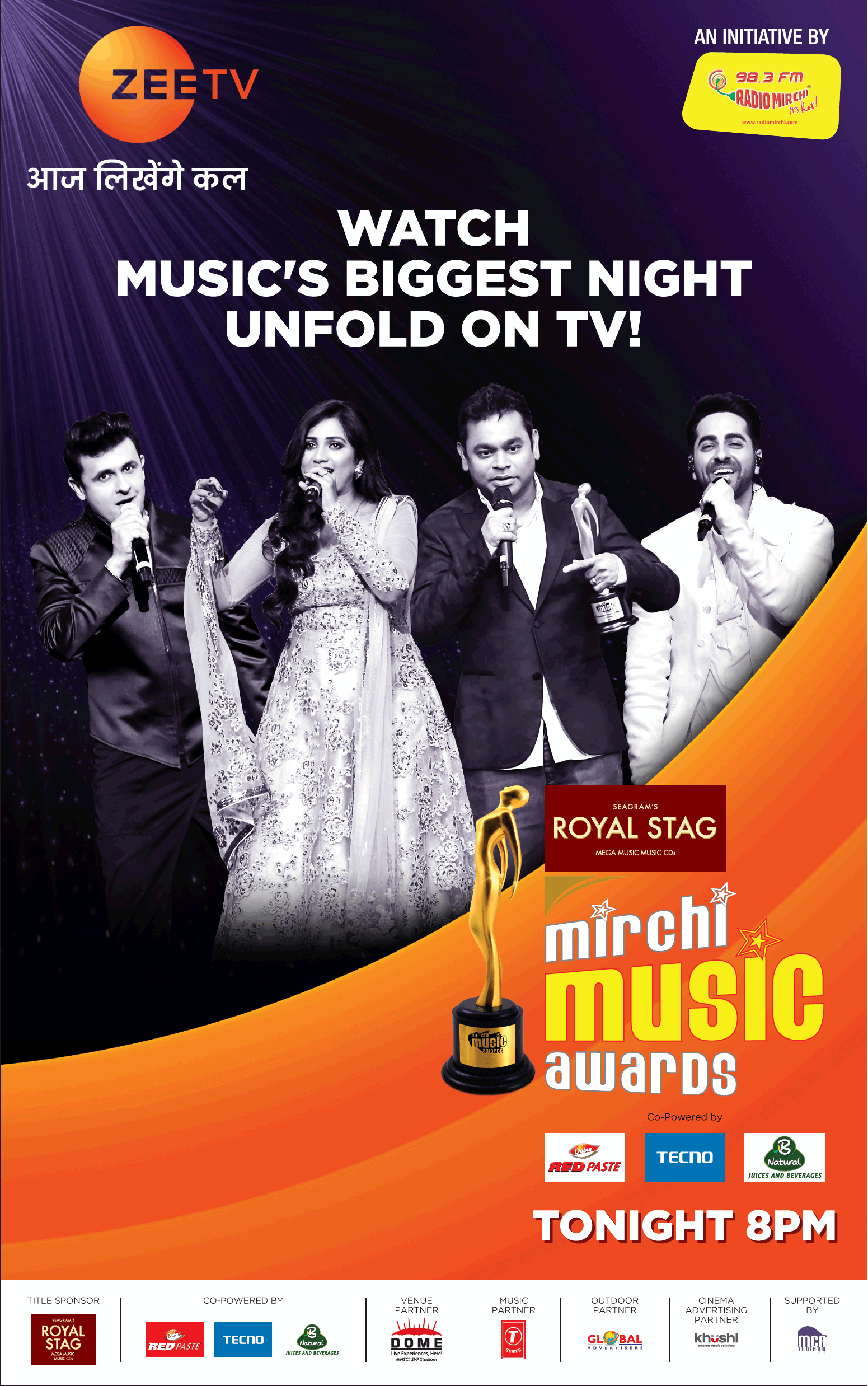 Royal Stag Mirchi Music Awards Watch Biggest Night Unfold On Tv Ad ...