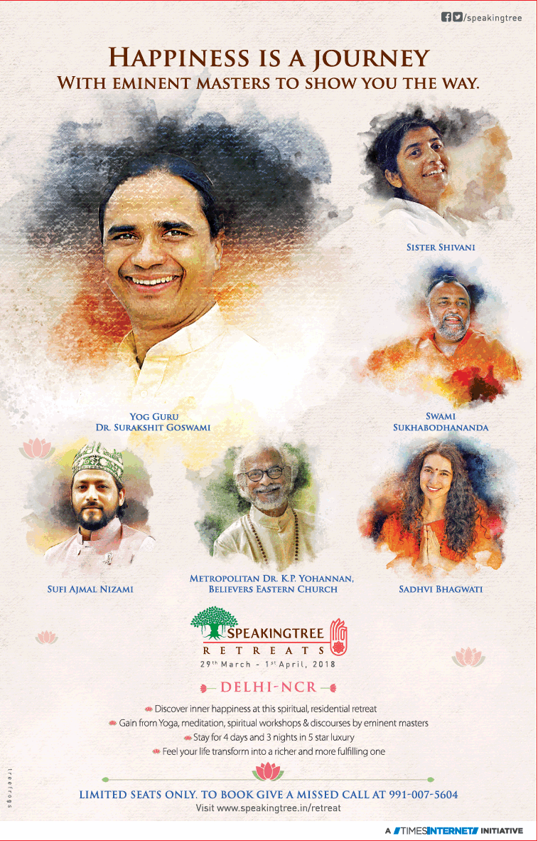 speaking-tree-retreats-happiness-is-a-journey-with-eminent-masters-to