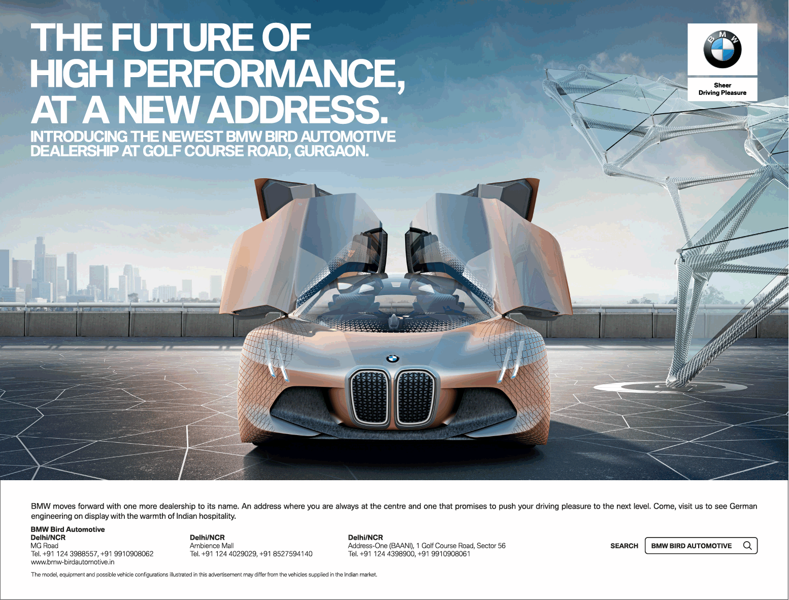 Bmw The Future Of High Performance At A New Address Ad Advert Gallery