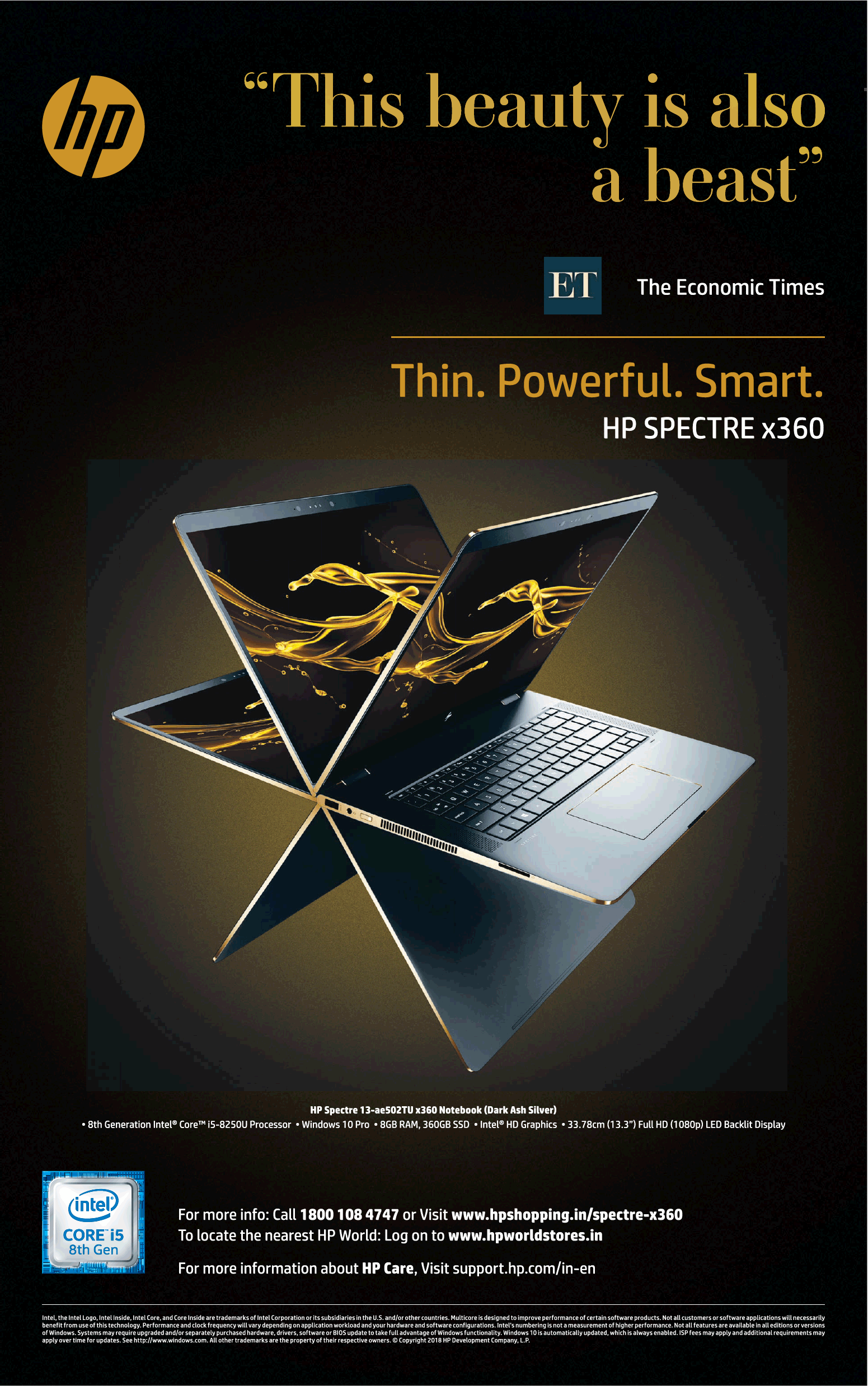 Hp Laptop This Beauty Is Also A Beast Thin Powerful Smart ...