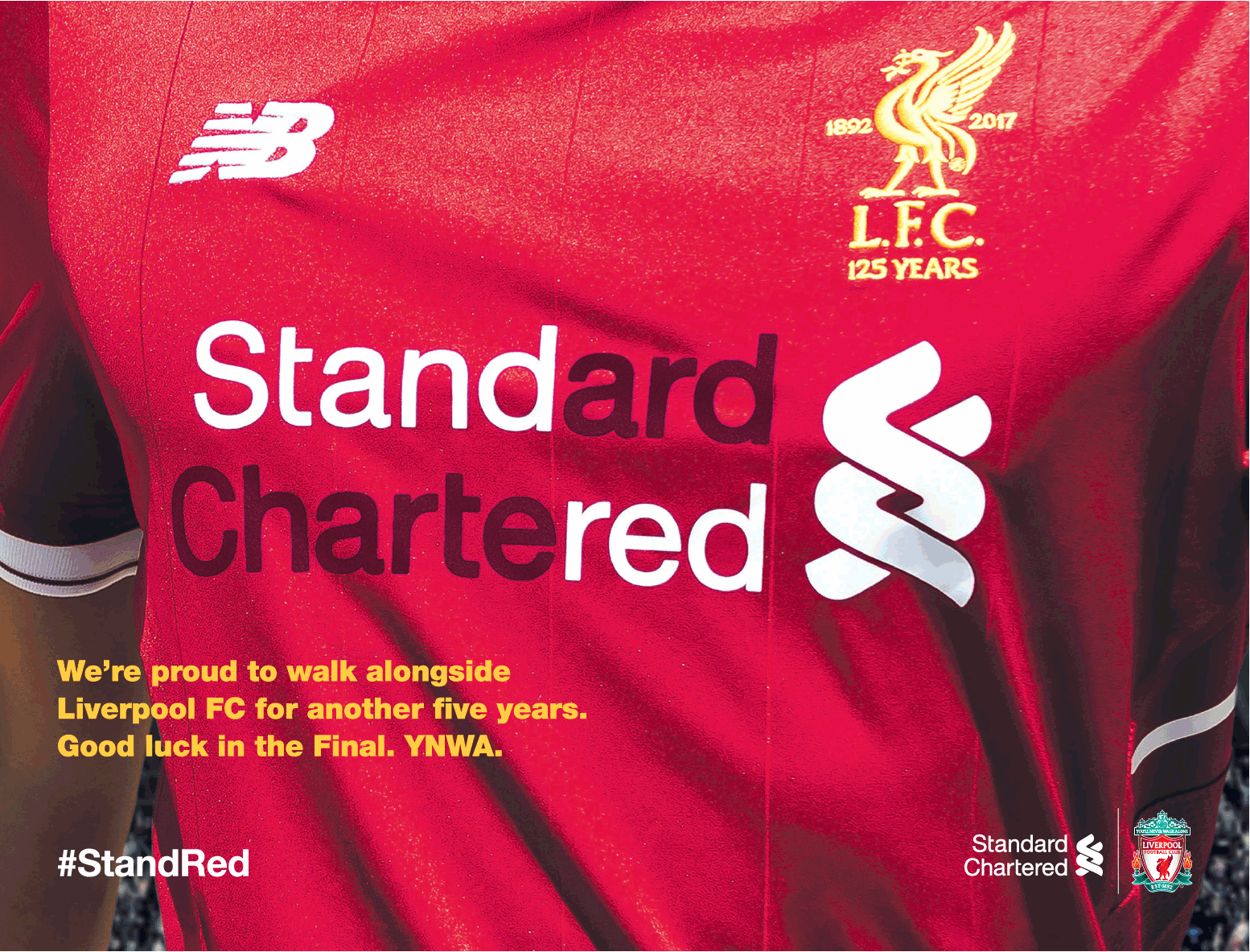 standard chartered liverpool shirt