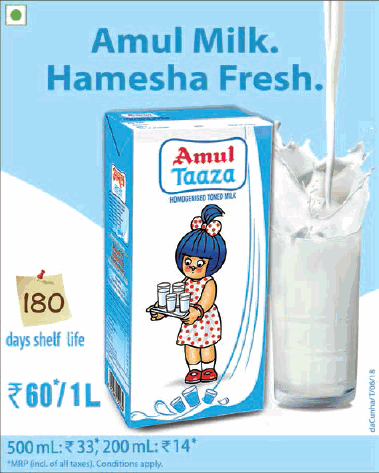 Amul Milk Advertisement