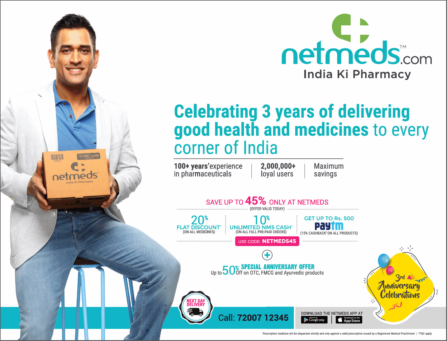 Netmeds Com India Ki Pharmacy Ad - Advert Gallery