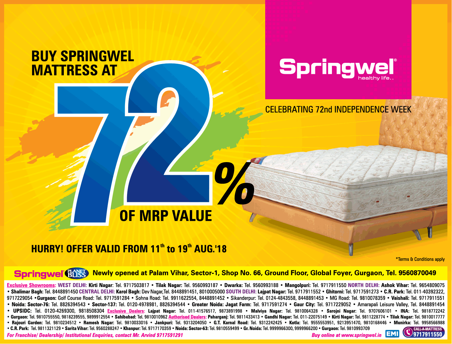 springwel mattress near me