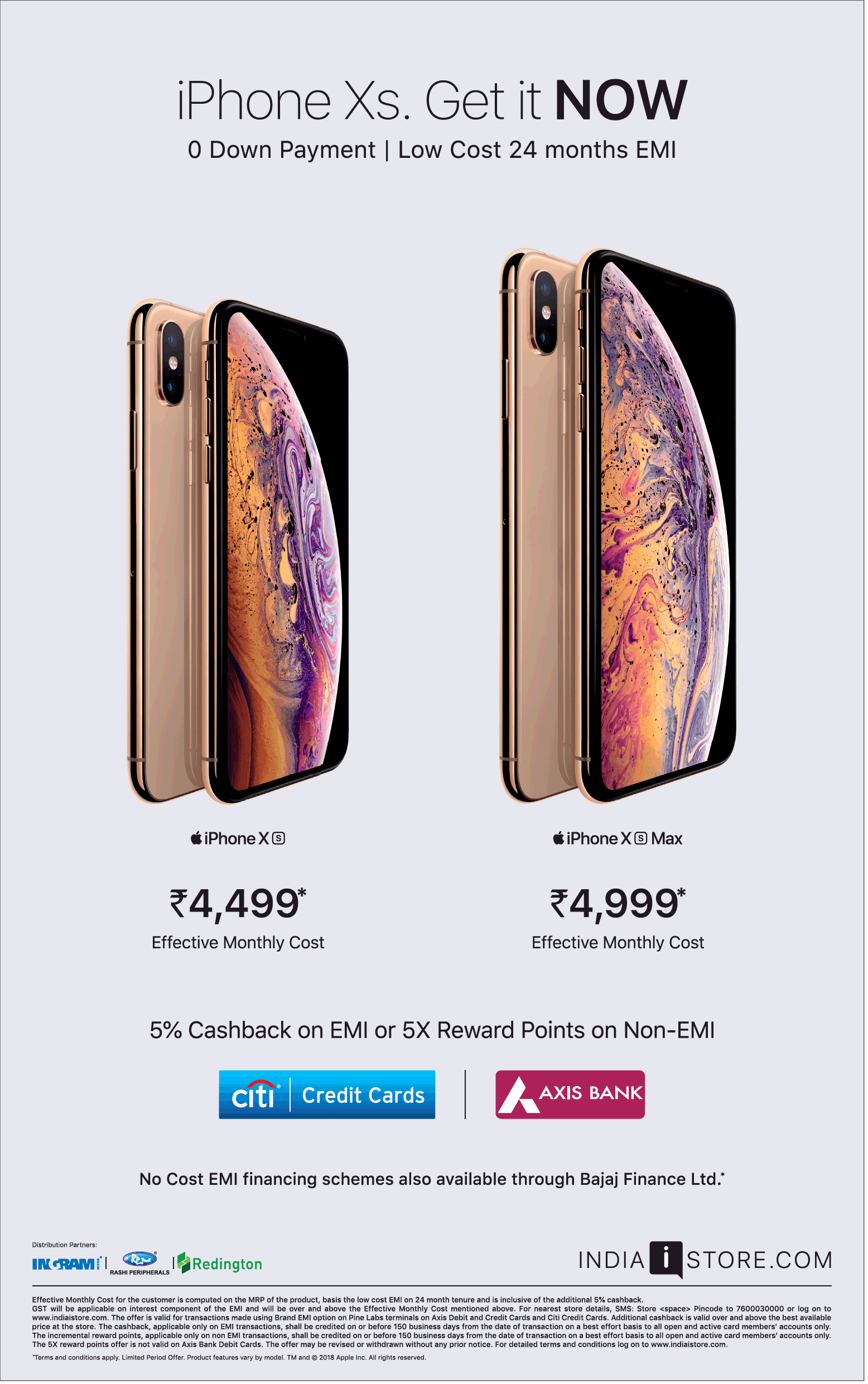 Iphone Xs Get It Now 0 Down Payment Ad - Advert Gallery