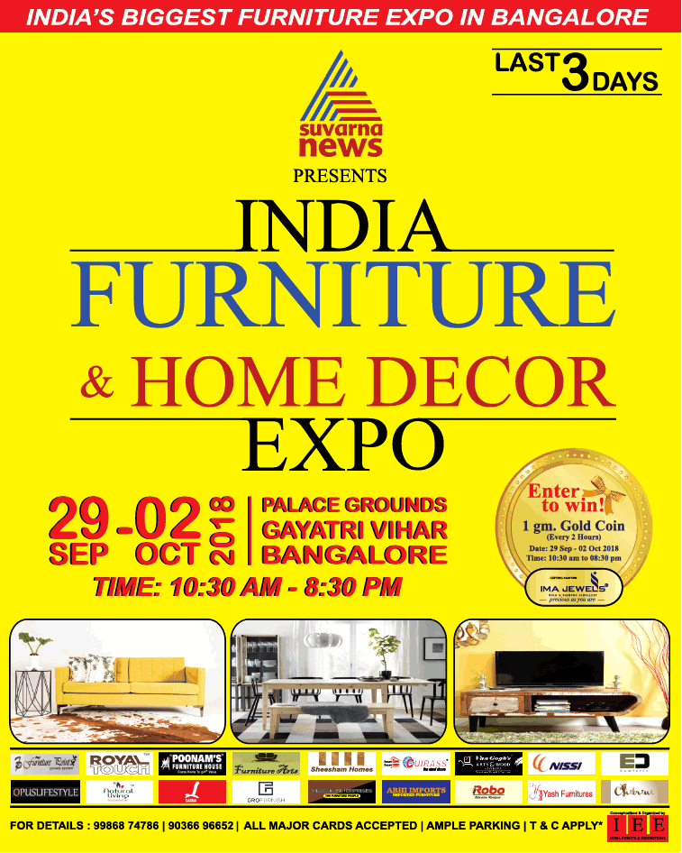 India Furniture And Home Decor Expo Ad Advert Gallery