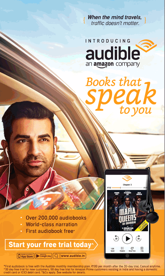 Amazon Introducing Audible Books That Speak To You Ad In Times Of India Mumbai Advert Gallery