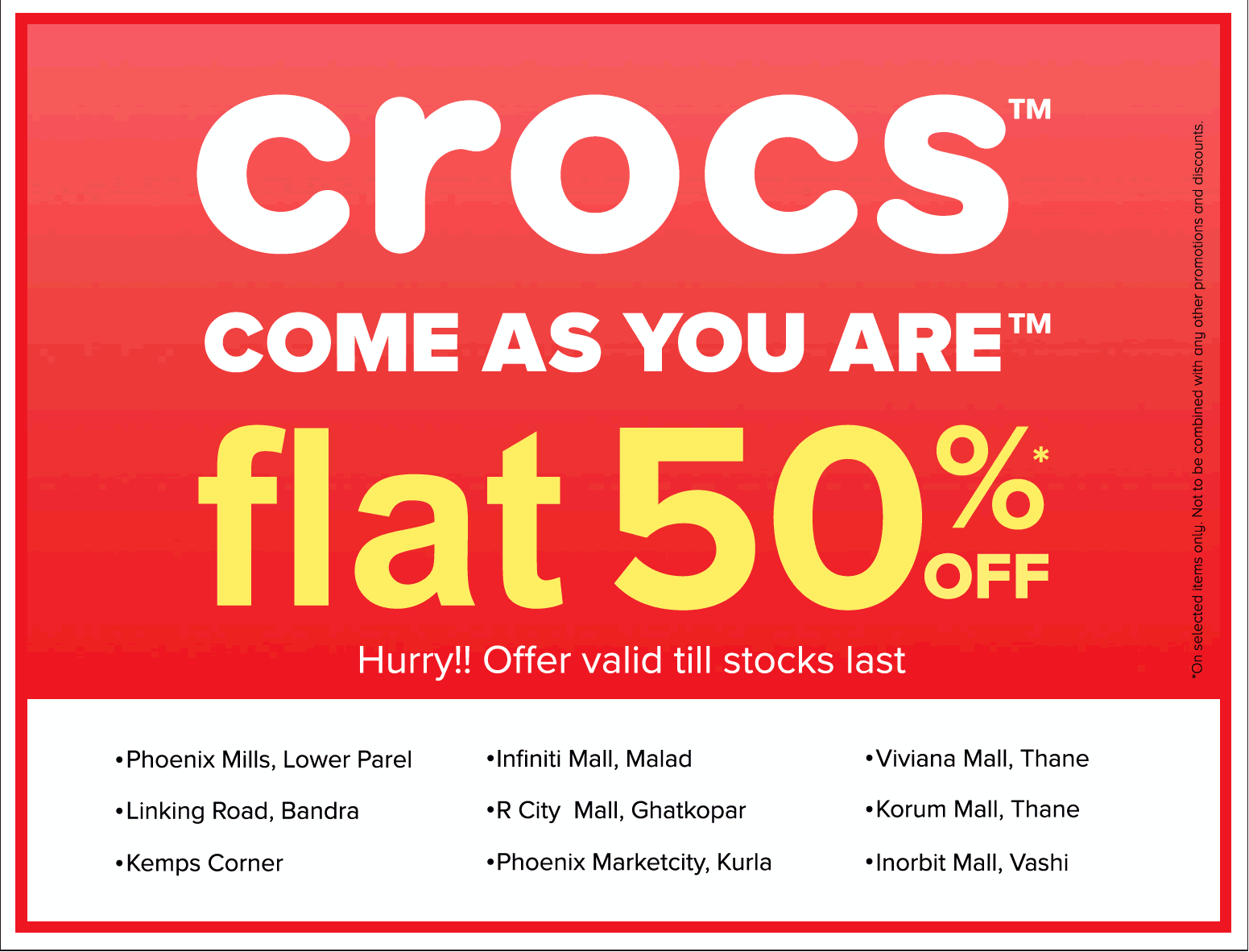 crocs store in viviana mall